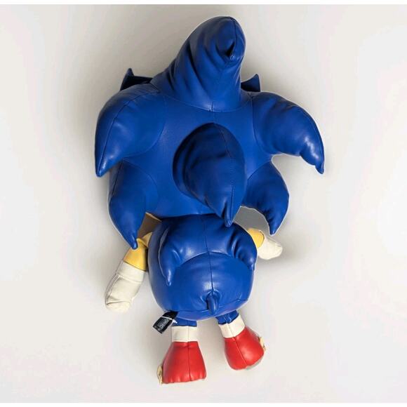 Sonic The Hedgehog Premium Pleather Plush By Kidrobot 16" NECA SEGA Blue Toy - Picture 6 of 11